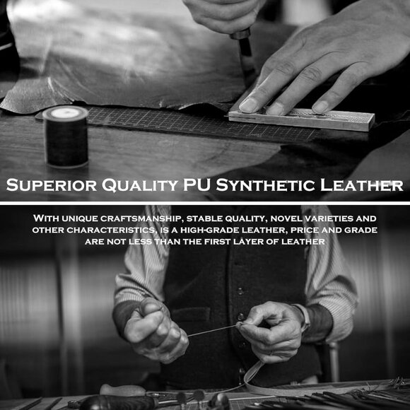 Men's Stylish Leather Anti-Theft Crossbody Bag - Original Design, 9x5in - Picture 2 of 7